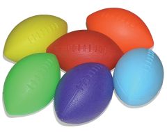 Soft Touch 9" Football 6-Color Set