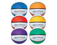 Ultra Delux Rubber 29.5" Official Basketballs, Set of 6