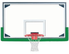 Gared Aluminum-Framed 42" Glass Backboard Basketball Package