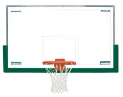 Bison Short Glass Backboard Basketball Package