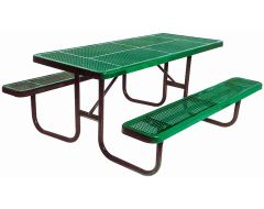 Heavy-Duty 8' Picnic Table - Diamond