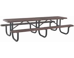 12' Shelter Picnic Table - Perforated