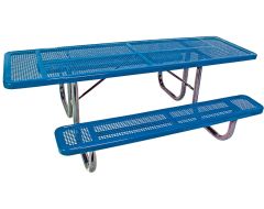 8' Extra-Heavy-Duty Picnic Table ADA Accessible - Perforated