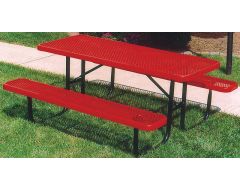6' Extra-Heavy-Duty Picnic Table - Perforated
