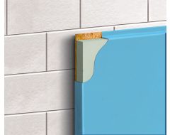 Cut-A-Way pad showing nailing strip on top