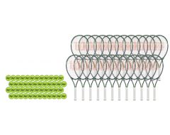 6-court High School Tennis Free Wheelin' Class Pack