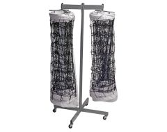 Double Volleyball Net Storage Rack