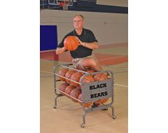 Bison Large Heavy-Duty Locking Ball Cart