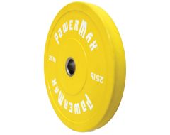 Pair of YELLOW 25-lb. Olympic Bumper Plates