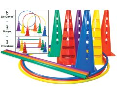 Slot Cone Obstacle Course Set
