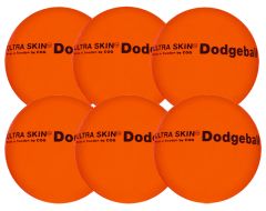 Neon Orange Ultra Skin Foam Dodgeballs