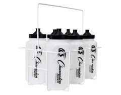 6 Water Bottles & Carrier Set