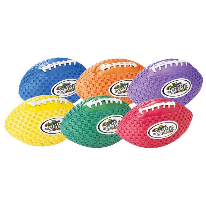 10" Fun Gripper Football set of 6