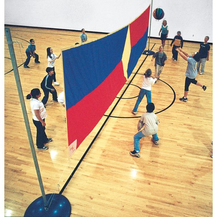 Look-Up Volleyball Net