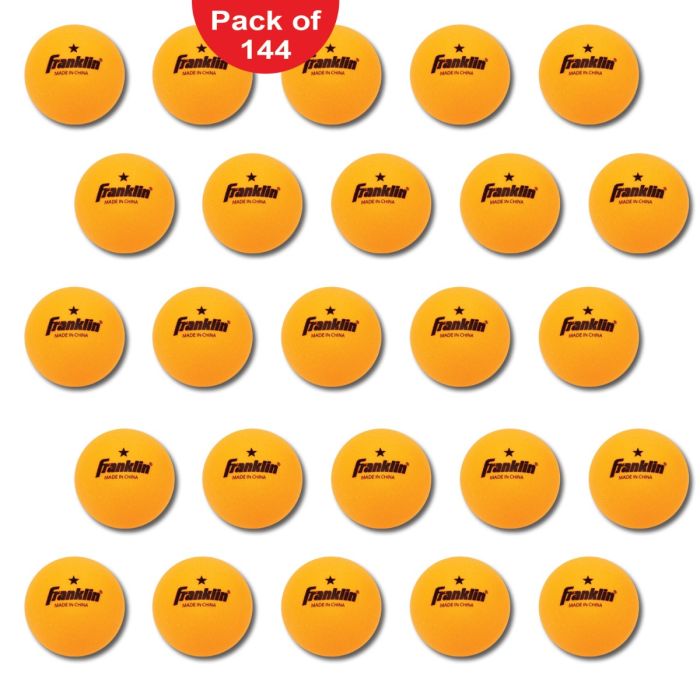 Star Grade Orange Practice Table Tennis Balls (144 balls)