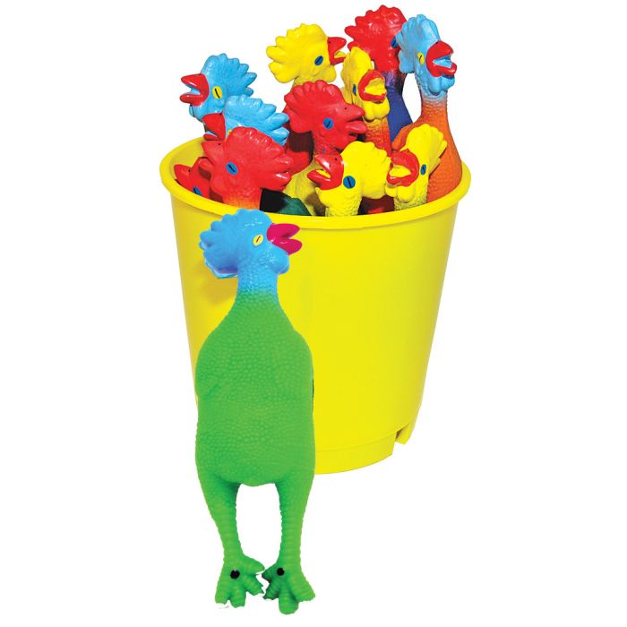 Bucket of 6 PVC Chickadees
