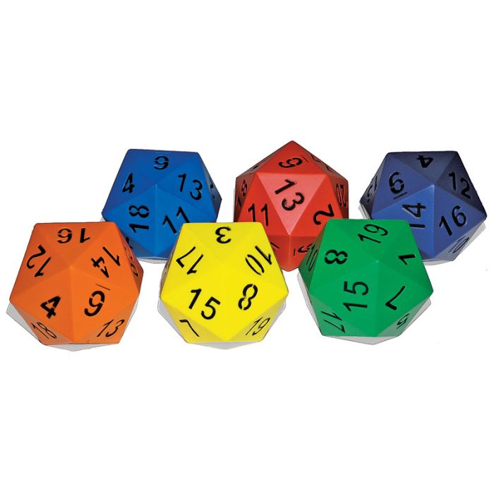 20 Sided Foam Dice Set