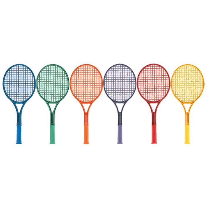 Set of 6 Plastic Tennis Rackets