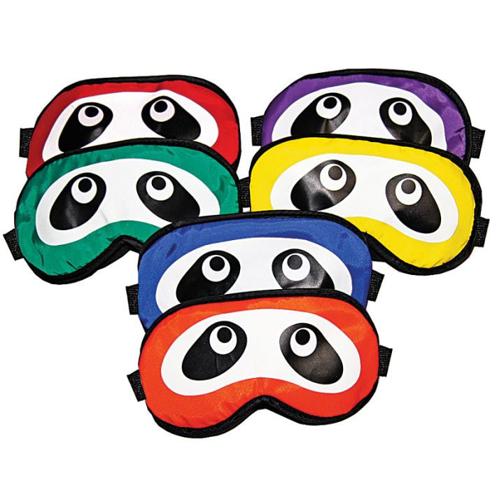 Panda Eye Blindfolds 6-Color set of 6