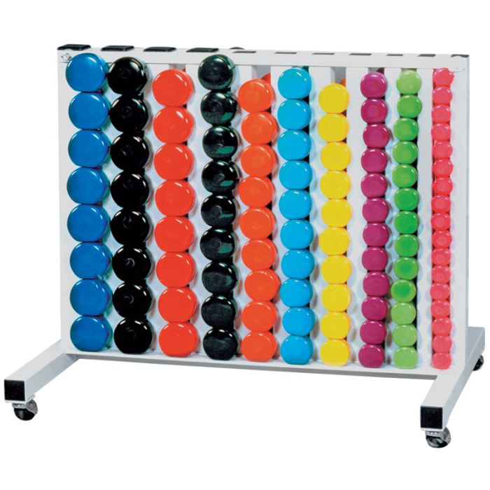 Vinyl Dumbbell Rack w/ 120 Fitbells