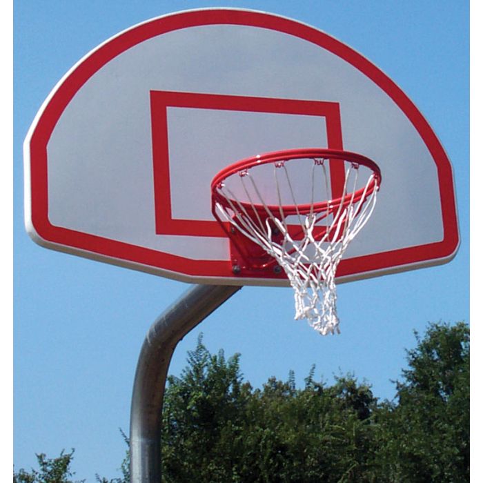 Bent 3 1/2" Post Galvanized Basketball Backstop