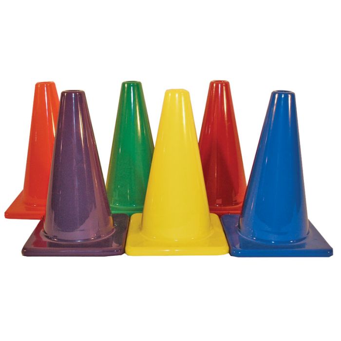6-Color Set 12" Traffic Cones