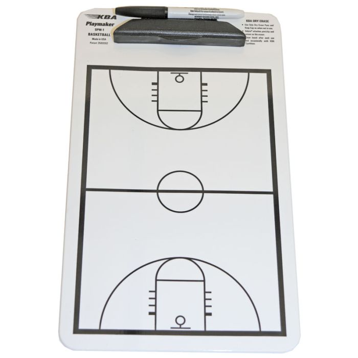 Basketball Clipboard w/ Dry Erase Surface