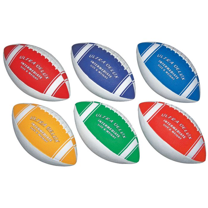 Ultra Delux Footballs 6-Color Set