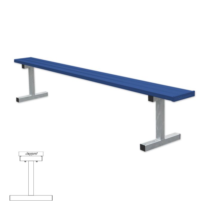 7-1/2'L Portable Powder-Coated Bench without Back