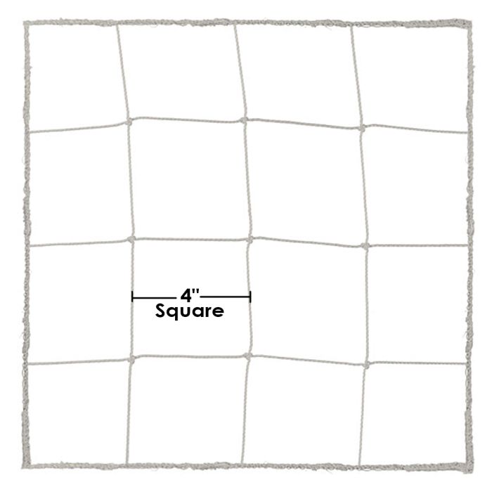 High Quality Soccer Net - White