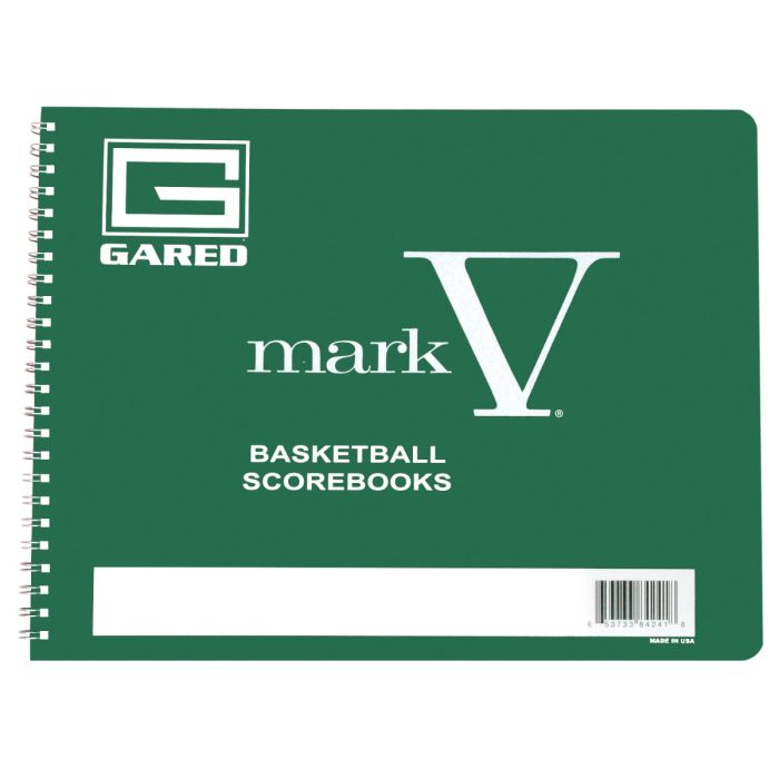 Gared Mark V Basketball Scorebook