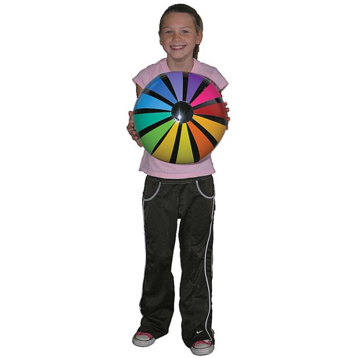 20" heavy-duty Striped Beach Ball