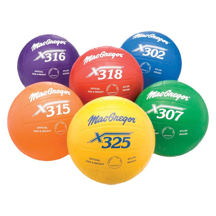 MacGregor Rubber Volleyballs set of 6