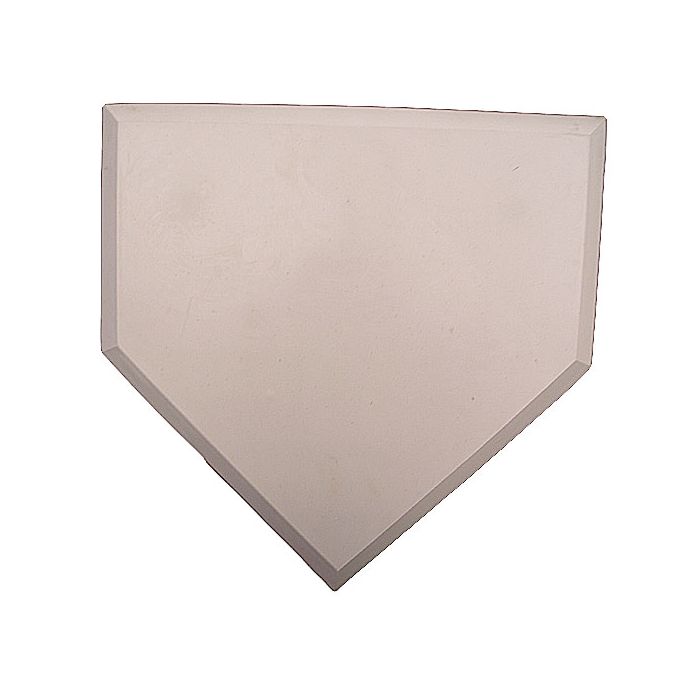 Waffled bottom holds home plate in place