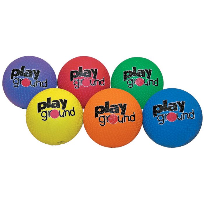 Baden 8-1/2" Playground Balls 6-Color set of 6