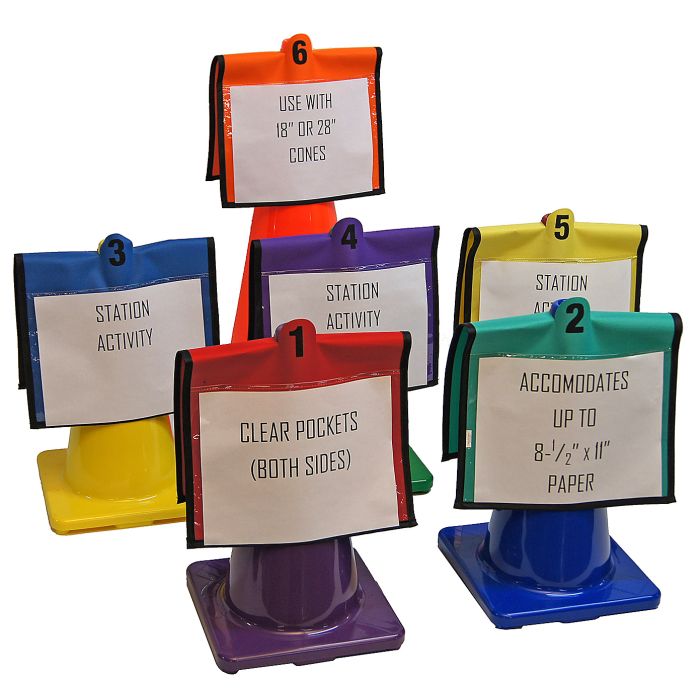 Use for stations! (Cones sold separately.)
