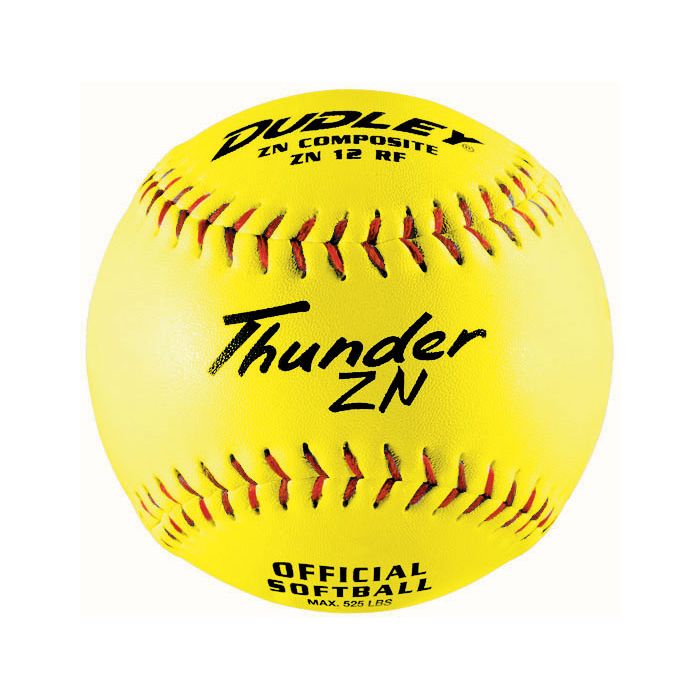 Dudley ZN12RFY Thunder ZN Composite case of 72 .44/525 Softballs