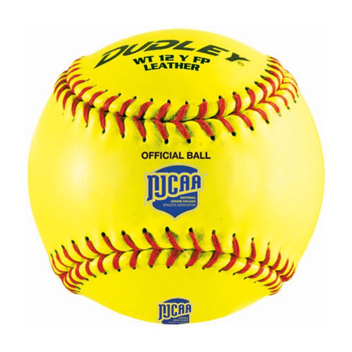 Dudley WT12YFP Thunder Leather NJCAA case of 72 .47/350 Softballs