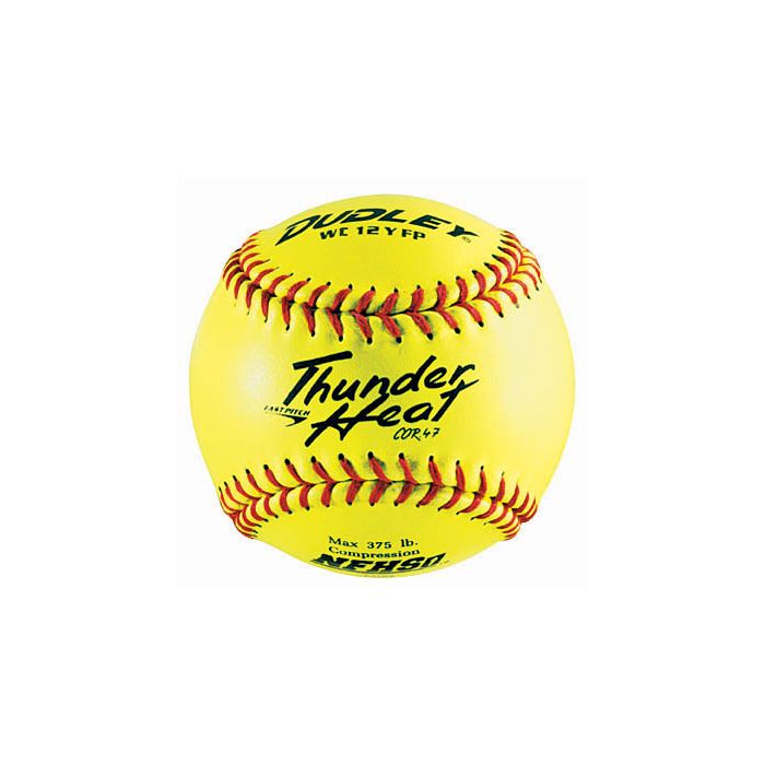 Dudley WC12YFP Thunder Composite NFHS case of 72 .47/375 Softballs