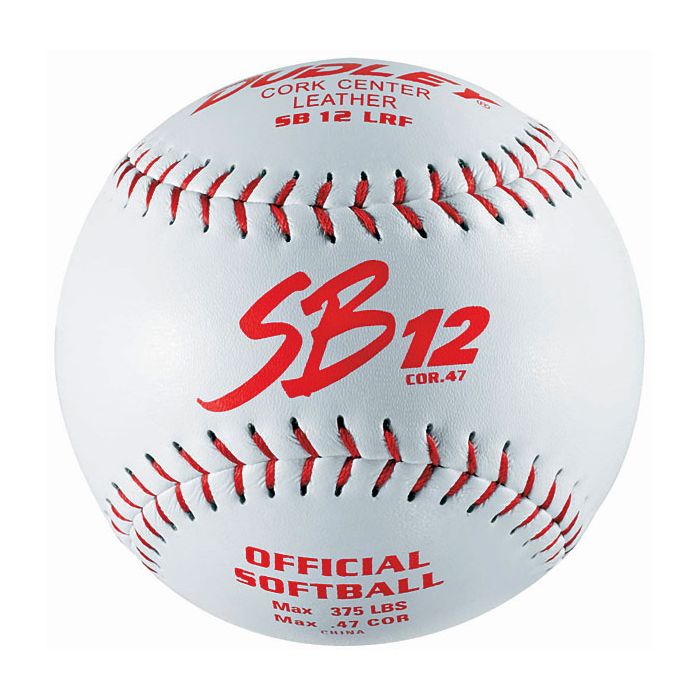 Dudley SB12LRF Leather case of 72 .47/375 Softballs