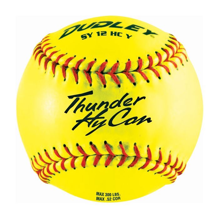 Dudley Thunder HyCon Synthetic case of 72 .52/300 Softballs