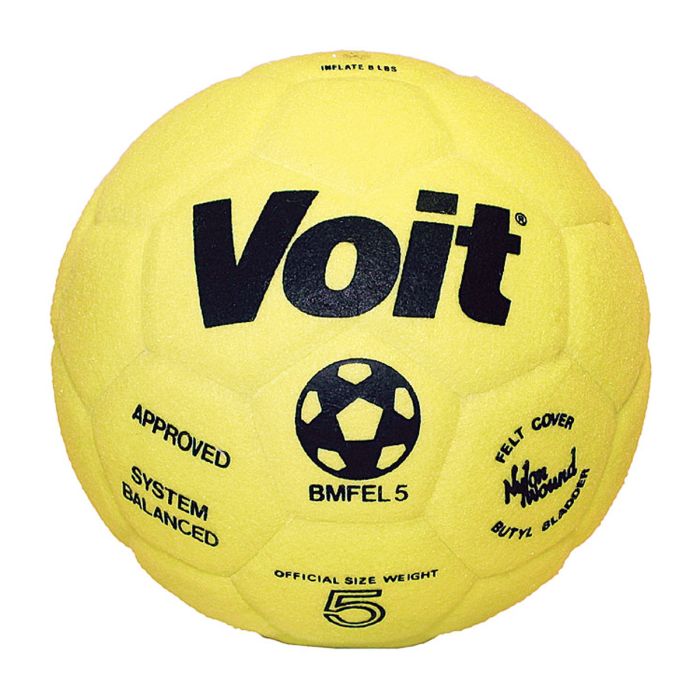 Voit Indoor Felt Soccer Ball, size 5