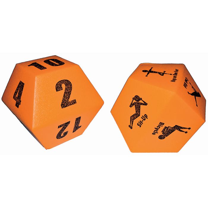 Foam Fitness Dice - 10-sided