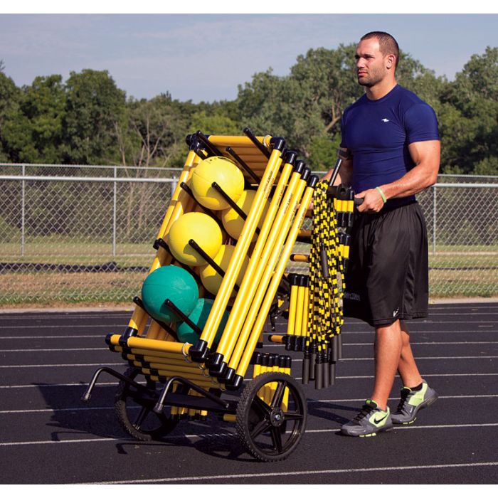 Includes 6 Smart Hurdles that adjust from 21" to 24"