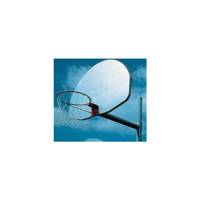 Reinforced 4-1/2" Dia. Galvanized Adjustable Basketball Backstop
