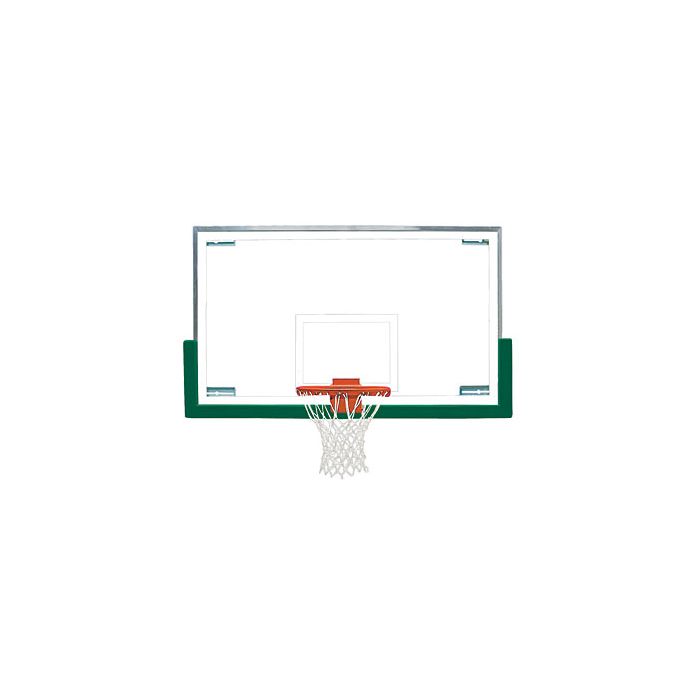 Bison Short Glass Basketball Backboard