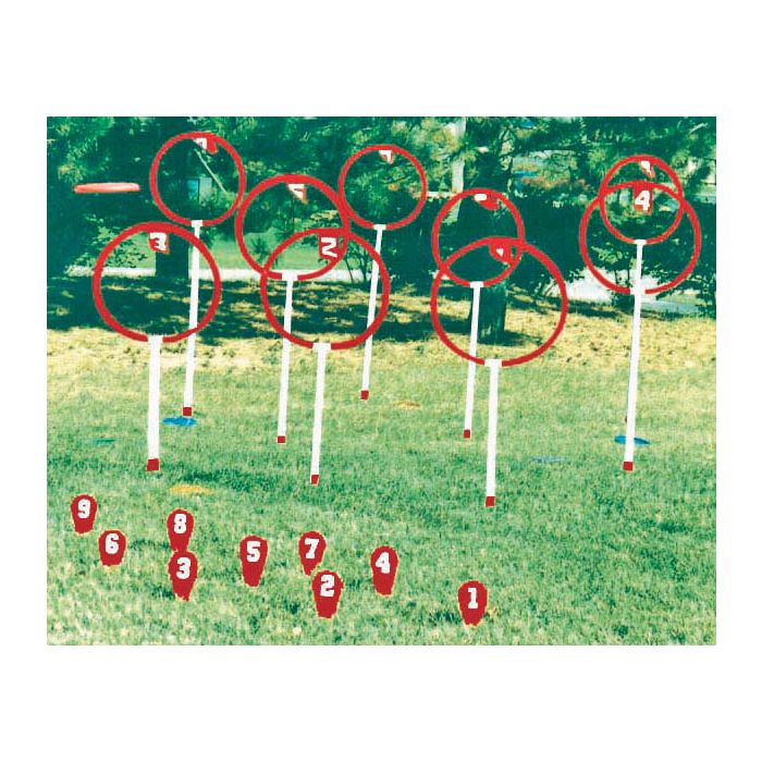 Outdoor Hoop Disc Target Game