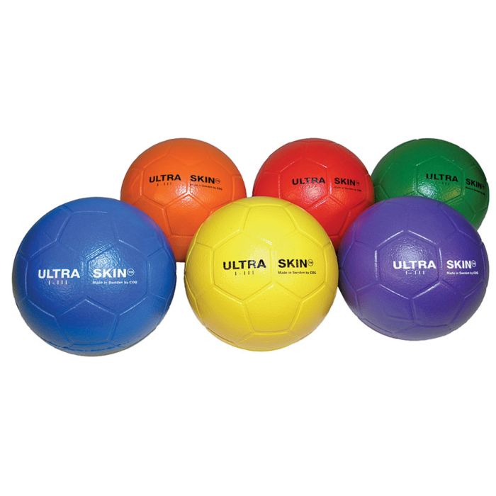 Ultra Skin Intermediate 8" Foam Soccer Ball 6-Color Set