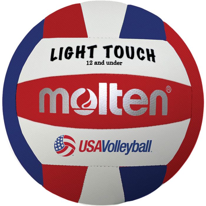 Molten Light Touch Beach Volleyball (red, white, & blue)