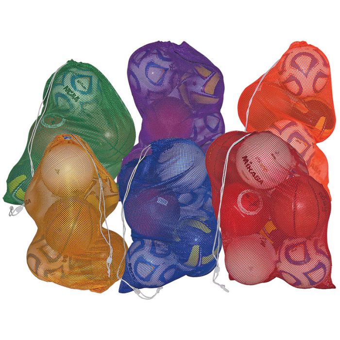 Economy Mesh Ball Bags 6-Color Set